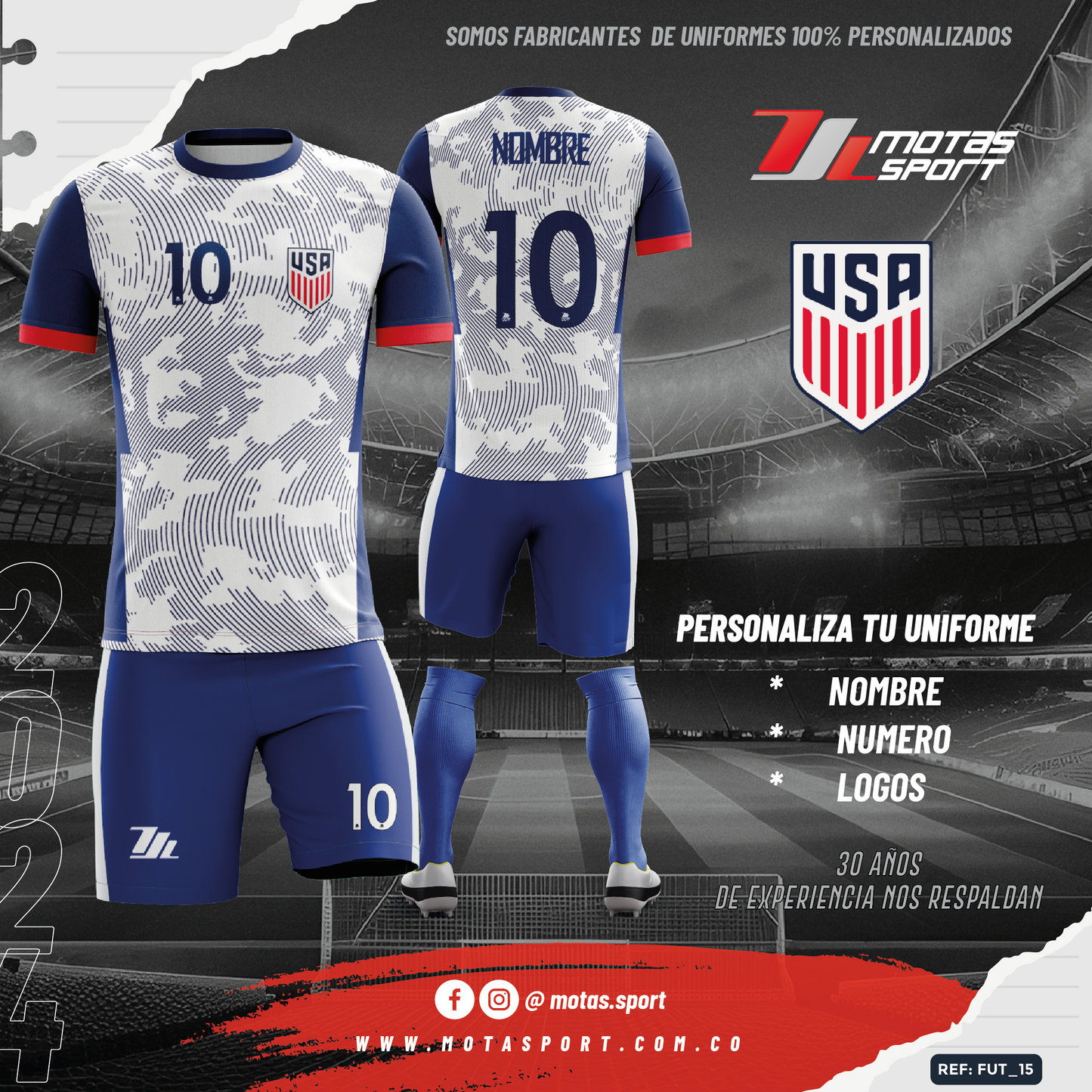 UNIFORME FUTBOL UF21