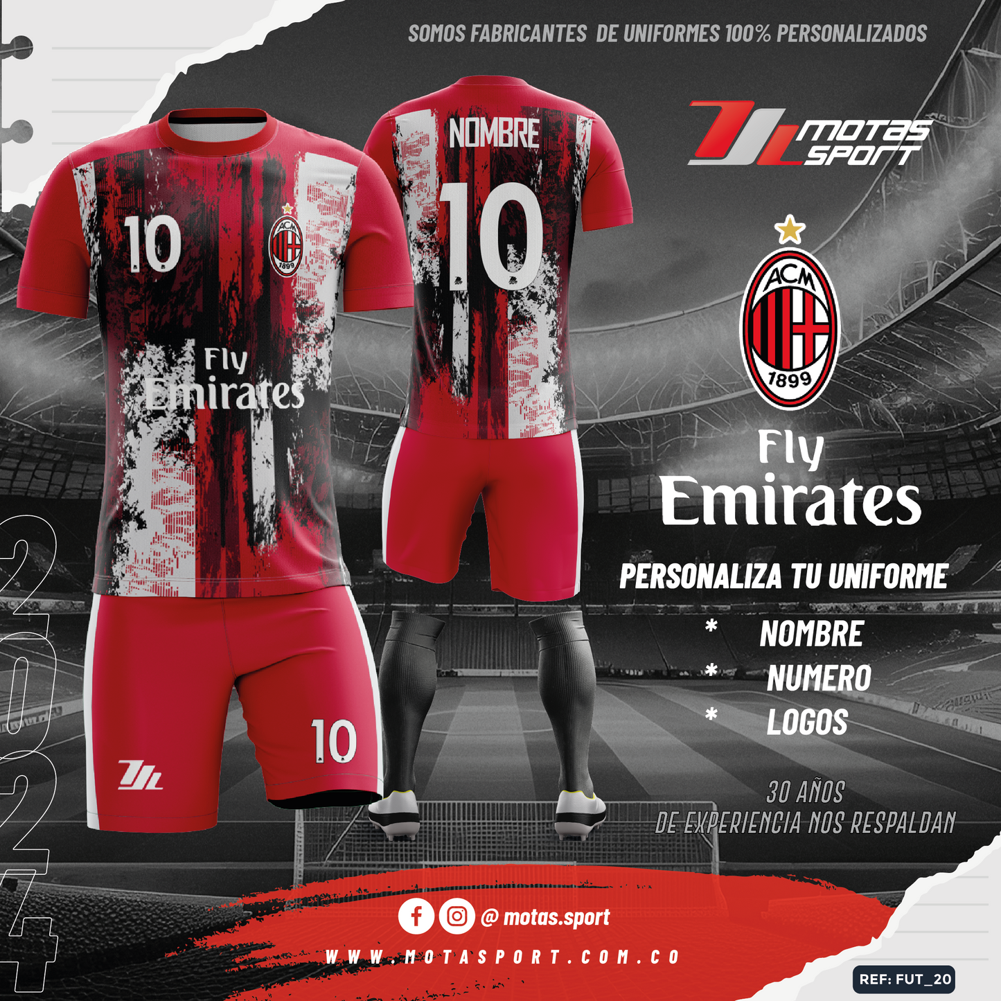 UNIFORME FUTBOL UF27