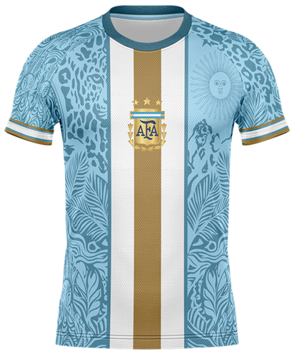 UNIFORME ARGENTINA DORADO
